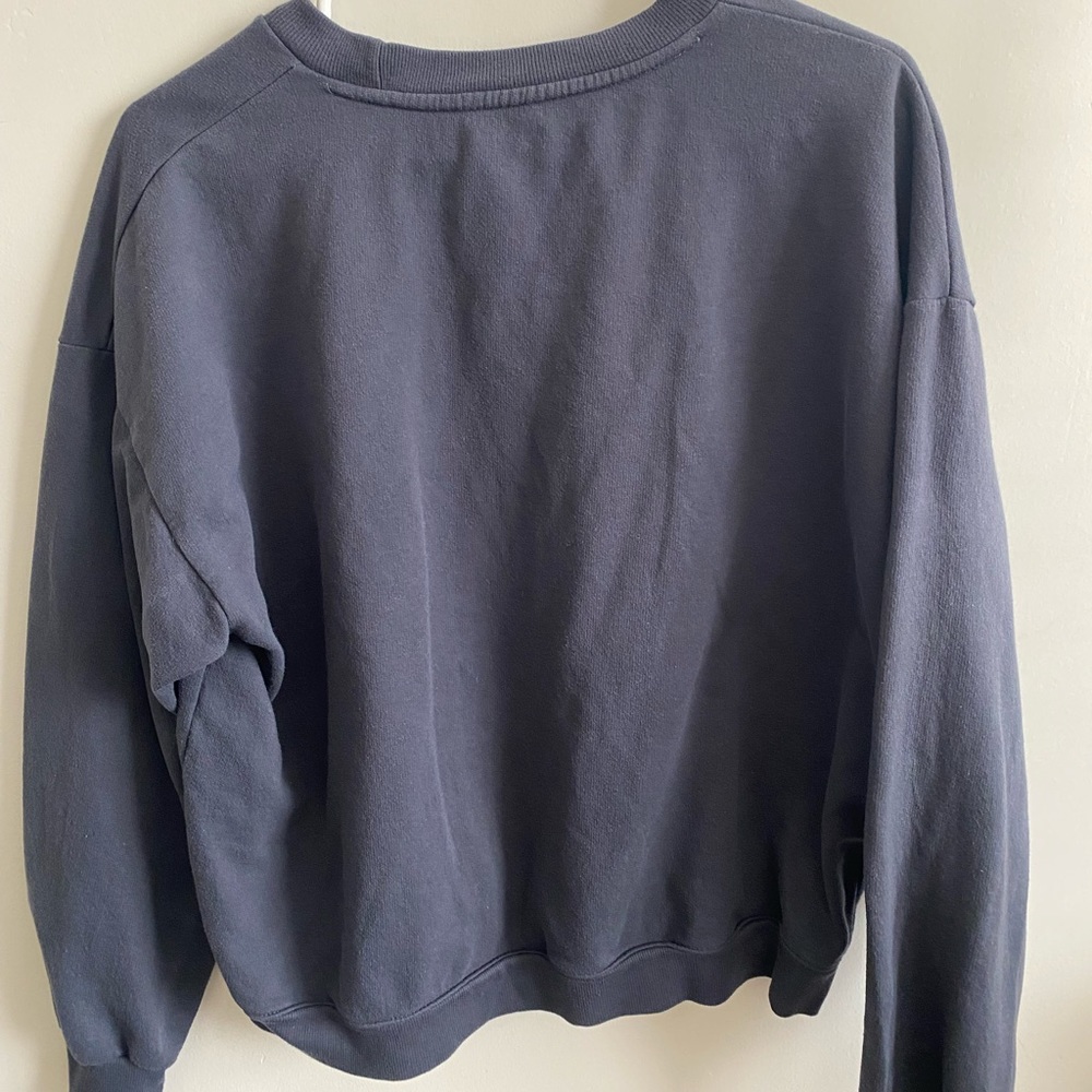 Washed Navy pullover - Picture 4 of 4